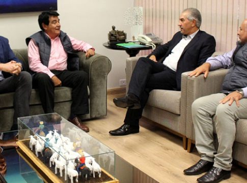 Governador se reúne com ministro para discutir averbação para Rota Bioceânica