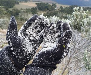 Neve impressiona em Santa Catarina e Rio Grande do Sul