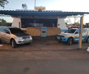 PM flagra 1,5 tonelada de maconha em carro de luxo roubado