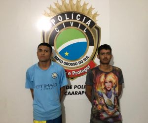 Dupla é presa após atear fogo em três veículos no interior do Estado