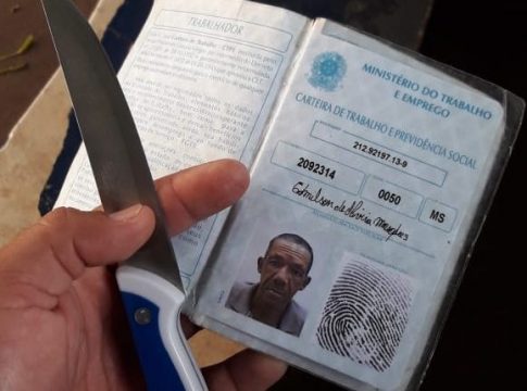 Evadido e com mais de 20 passagens é preso com faca no CRS Aero Rancho