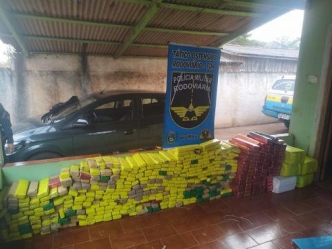 Em operação, polícia prende quatro traficantes com 608 quilos de maconha
