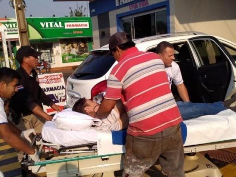 Homem é alvejado por pistoleiro com tiro na cabeça na fronteira