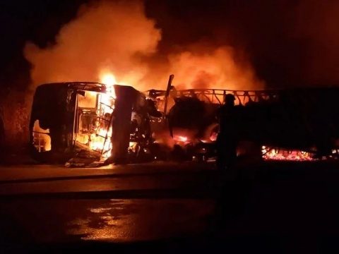 Preso condutor que causou acidente fatal com ônibus que saiu de MS