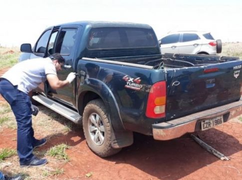 Polícia encontra Hilux levada de empresário torturado por assaltantes