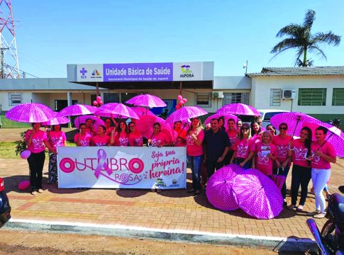 Japorã iniciou as atividades do Outubro Rosa