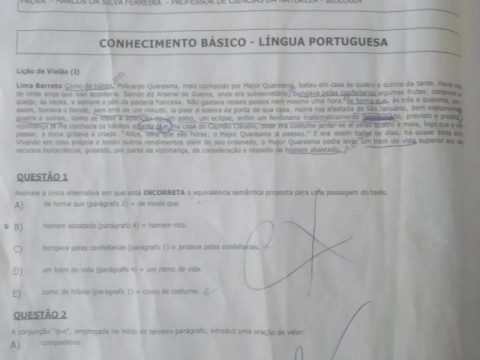 Promotor quer suspensão de concurso que reprovou 99% e anular questões