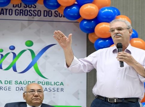 No lançamento da campanha, secretário de Saúde afirma que MS será exemplo na vacinação contra Sarampo
