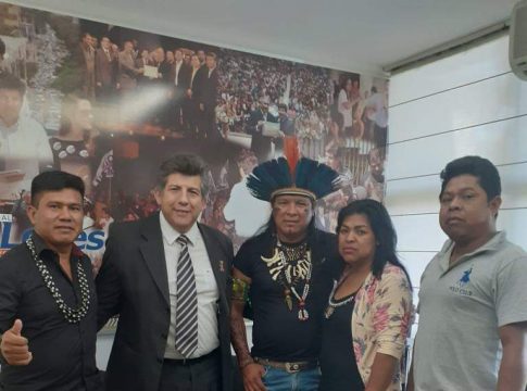 Deputado Lídio recebe lideranças da Aldeia Porto Lindo