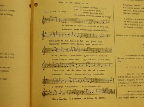 MS 42 anos: Conheça a história do hino feito as vésperas da implantação do Estado em 79