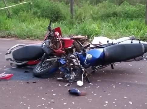 Dois motociclistas morrem após veículos colidirem na MS-147