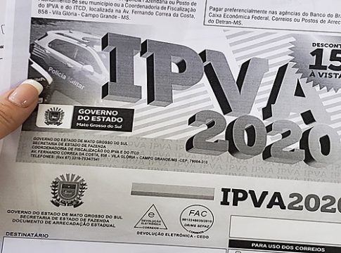 IPVA 2020: boletos começam a ser entregues nas residências dos proprietários de veículos