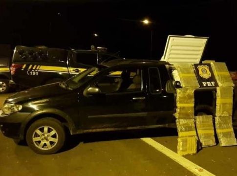 Traficante é preso em rodovia com freezer lotado com 100 kg de maconha
