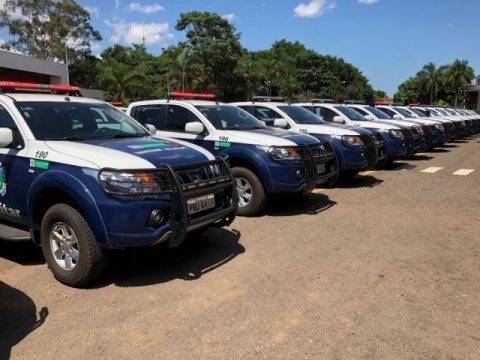 Com investimento de R$ 7 milhões, polícia ganha 43 viaturas e 3 micro-ônibus
