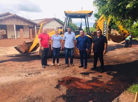 Eldorado prepara ruas do Bairro Cerâmica para recapeamento