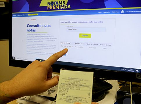Nota MS Premiada: no primeiro mês do programa, mais de 5 milhões de notas foram emitidas com o CPF