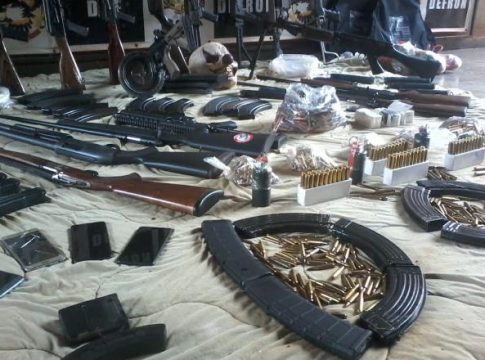 Arsenal apreendido em Ponta Porã ia para criminosos do Rio de Janeiro, diz polícia