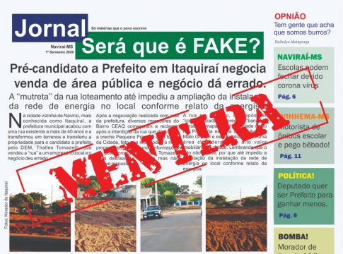 Dr. Thalles Tomazelli afirma que citação de jornal é fake news e mutreta da oposição