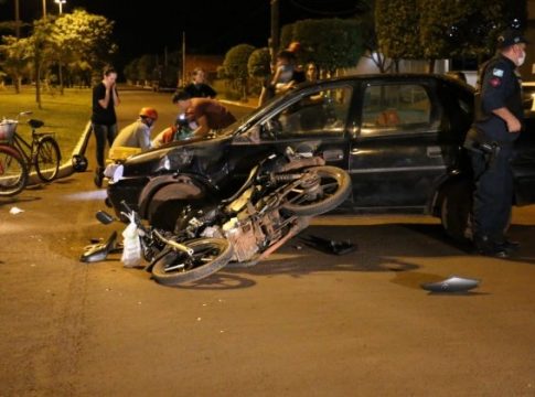 Sidrolândia tem acidente na 1ª noite com toque de recolher e adolescente morre