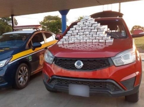 Boliviano é preso com 51 kg de cocaína que seria levada para São Paulo