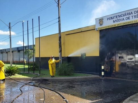 Ações sanitárias são realizadas em presídios de MS para assegurar prevenção ao coronavírus