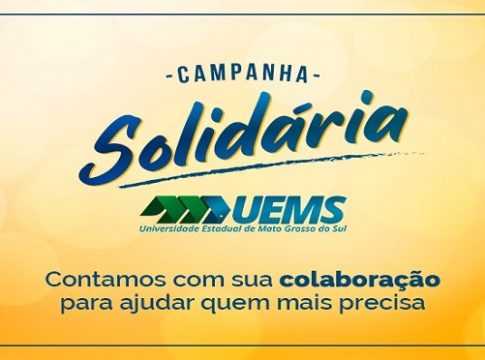 UEMS promove campanha em auxílio à população vulnerável do Estado