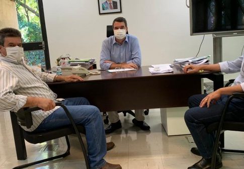 Presidente do Sindicato Rural de Iguatemi e Presidente da FAMASUL são recebidos em Campo Grande pelo Secretário de Governo Eduardo Riedel