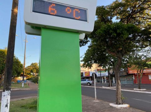 Manhã mais fria do ano teve 15 cidades abaixo de 10 graus e geada
