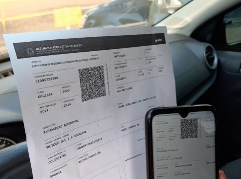 CRLV Digital: Condutores sul-mato-grossenses podem imprimir licenciamento sem sair de casa