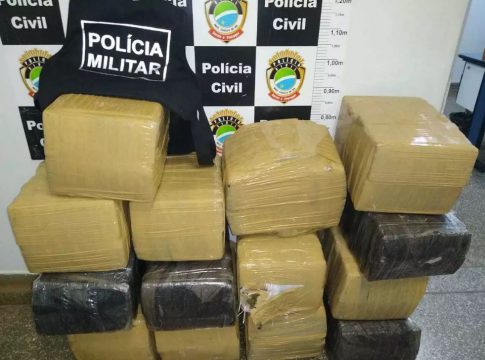 Ação da PM e Receita interceptam 317 quilos de maconha em Mundo Novo