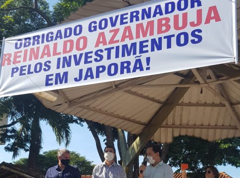 Em Japorã secretário Riedel e prefeito Paulão autorizam rede esgoto para 354 casas