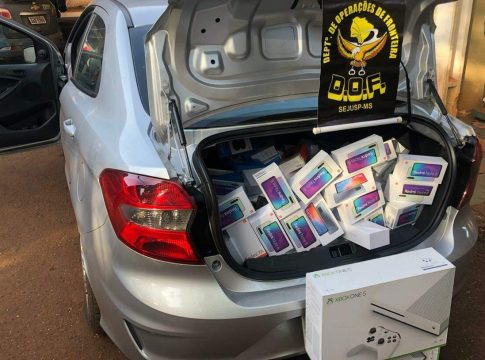 DOF aprende 248 celulares de contrabando que viriam para a Capital