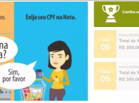 Quatro pessoas vão dividir prêmio principal da Nota MS – CREDITO: CAMPO GRANDE NEWS