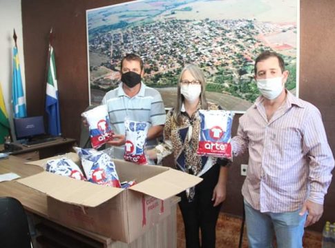 Deputado Paulo Corrêa destina mil máscaras para Tacuru