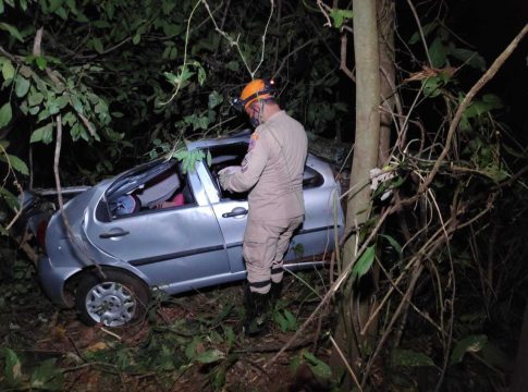 Motorista morre e duas pessoas ficam feridas em acidente na MS-376