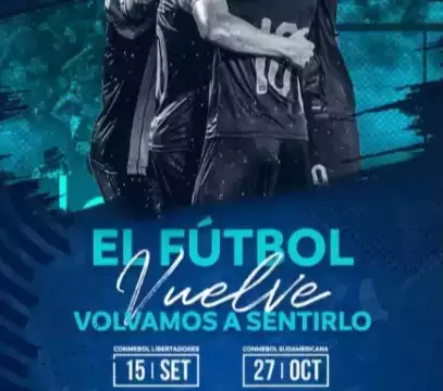 Libertadores volta em 15 setembro; Sul-Americana, em 27 de outubro