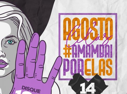 Campanha Agosto Lilás combate a violência contra a mulher em Amambai