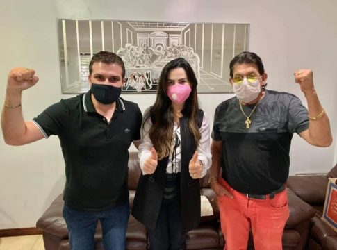 Mara Caseiro declara apoio às pré-candidaturas de Valdomiro, Rosária e Kaudi