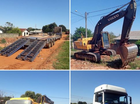 Empreiteira já chegou a Mundo Novo para asfalto da Rio Branco