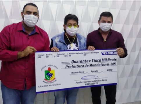 Câmara de Mundo Novo devolve R$ 45 mil para asfalto e apoio aos hortifrutigranjeiros