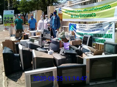 Prefeitura de Eldorado recolhe 1.500 quilos de lixo eletrônico
