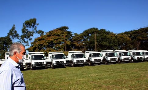 Eldorado, Iguatemi e Itaquiraí recebem caminhões 0KM nesta quinta