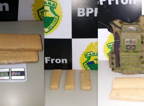 BPFron e Exército realizam mais uma apreensão de maconha em Guaíra