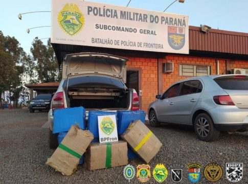 Ação policial iniciada em Mercedes apreende 300 kg de maconha e quatro pessoas