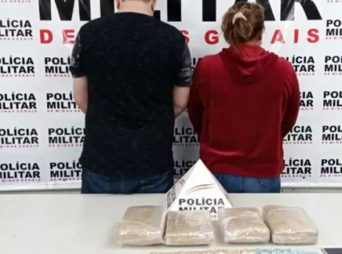 Casal de empresários de MS é preso com maconha em Minas Gerais