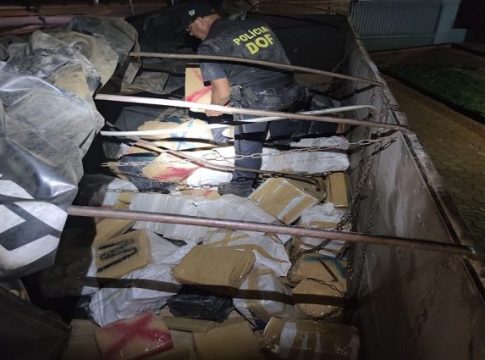DOF apreende mais de 3 toneladas de maconha que seriam levadas para o Rio Grande do Sul