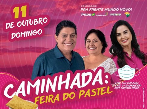 Mara Caseiro reforça campanha de Valdomiro e Rosária neste domingo
