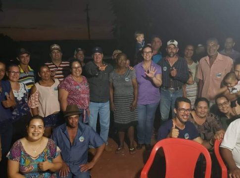 Assentamento Santa Rosa recebe caravana de Ney e Sandra
