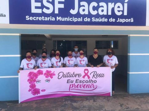 Saúde de Japorã encerra campanha do Outubro Rosa