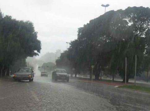 Inmet emite alerta de perigo para chuva intensa com ventos de até 60 km/h em MS
